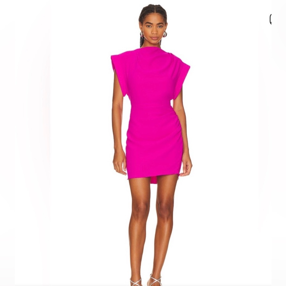 Amanda Uprichard Hot Pink Mini Dress